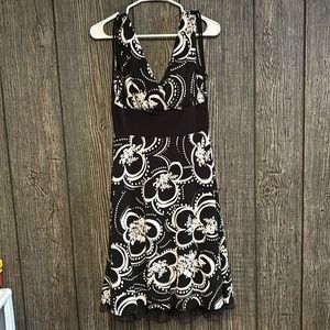 Speechless Black and White Floral Party Dress